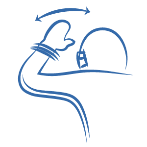 Oncoming Sleds Hand Signal